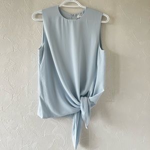 Aritzia babaton light baby blue Hopkins blouse size small